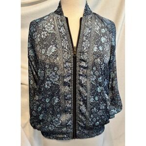 New‎ NWT Midnight Sun Jacket Size Small Medium Pockets Full Zip Long Sleeves